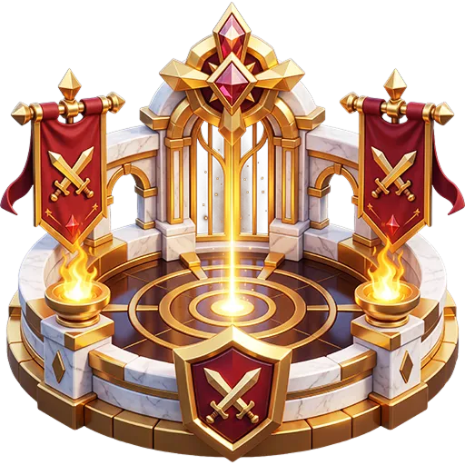 A grand battle arena